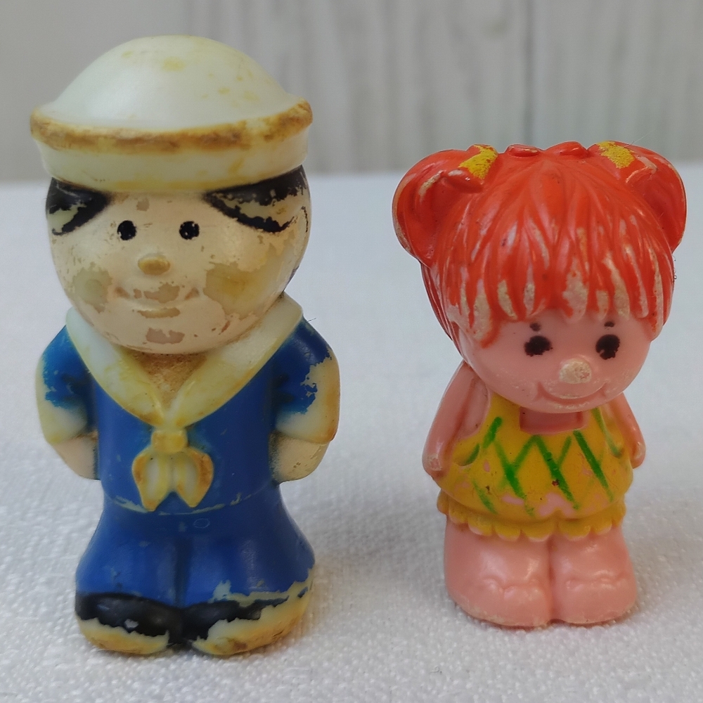 VTG Kenner Tree Tots Family Treehouse Girl Honey Daughter Figure and Dad sailor